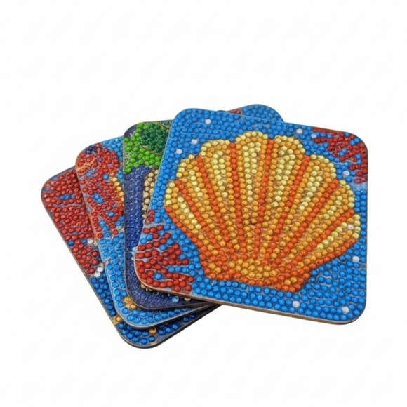 Oceanic Charm Coaster Set - Picture 3 of 3